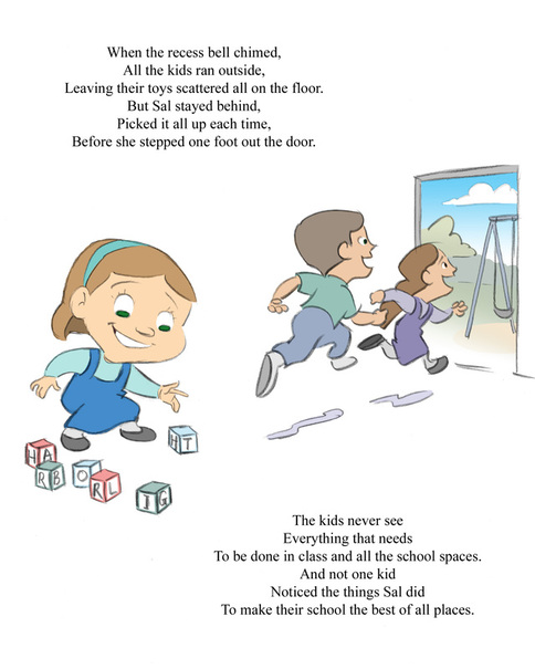 A page from a Christian children's book 